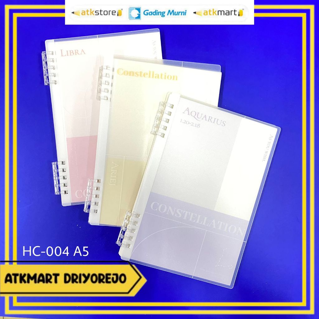 

WENGU BUKU SPIRAL A5 HC-004 CONSELATION GARIS - NOTEBOOK - BUKU CATATAN