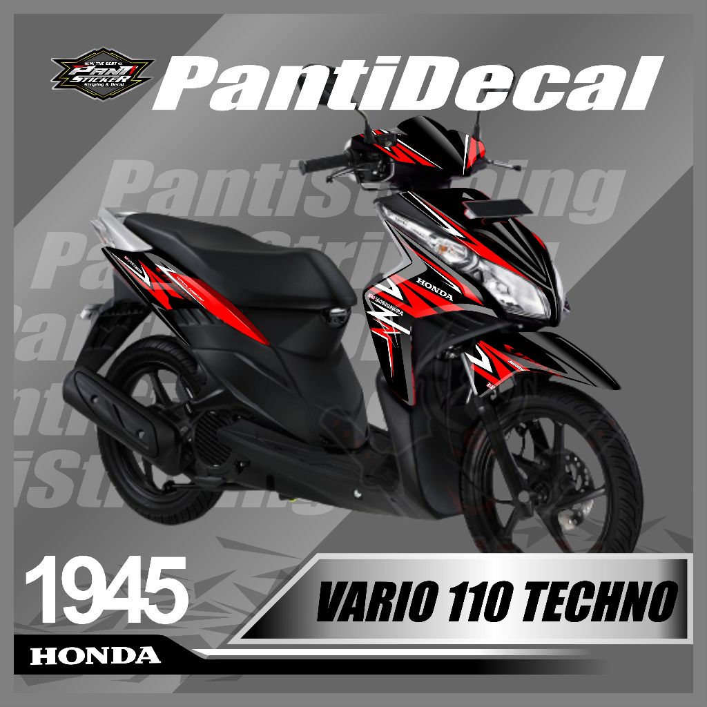 Stiker Decal Fullbody Vario 110 Techno 2009,2010,2011,2012,2013 Variasi - sticker motor vario 110 te