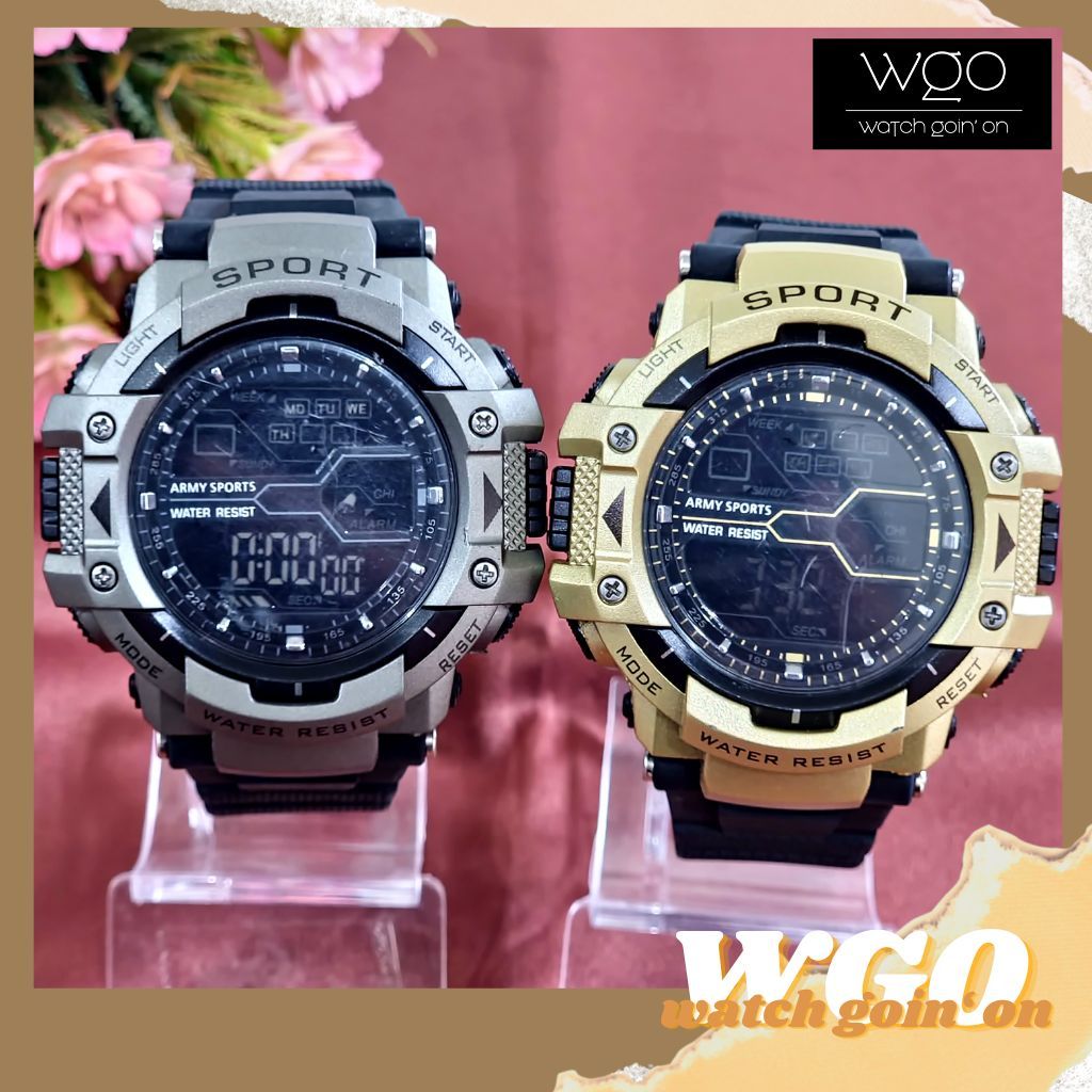 Watch Goin' On x Jam Tangan Pria Army Sports 978