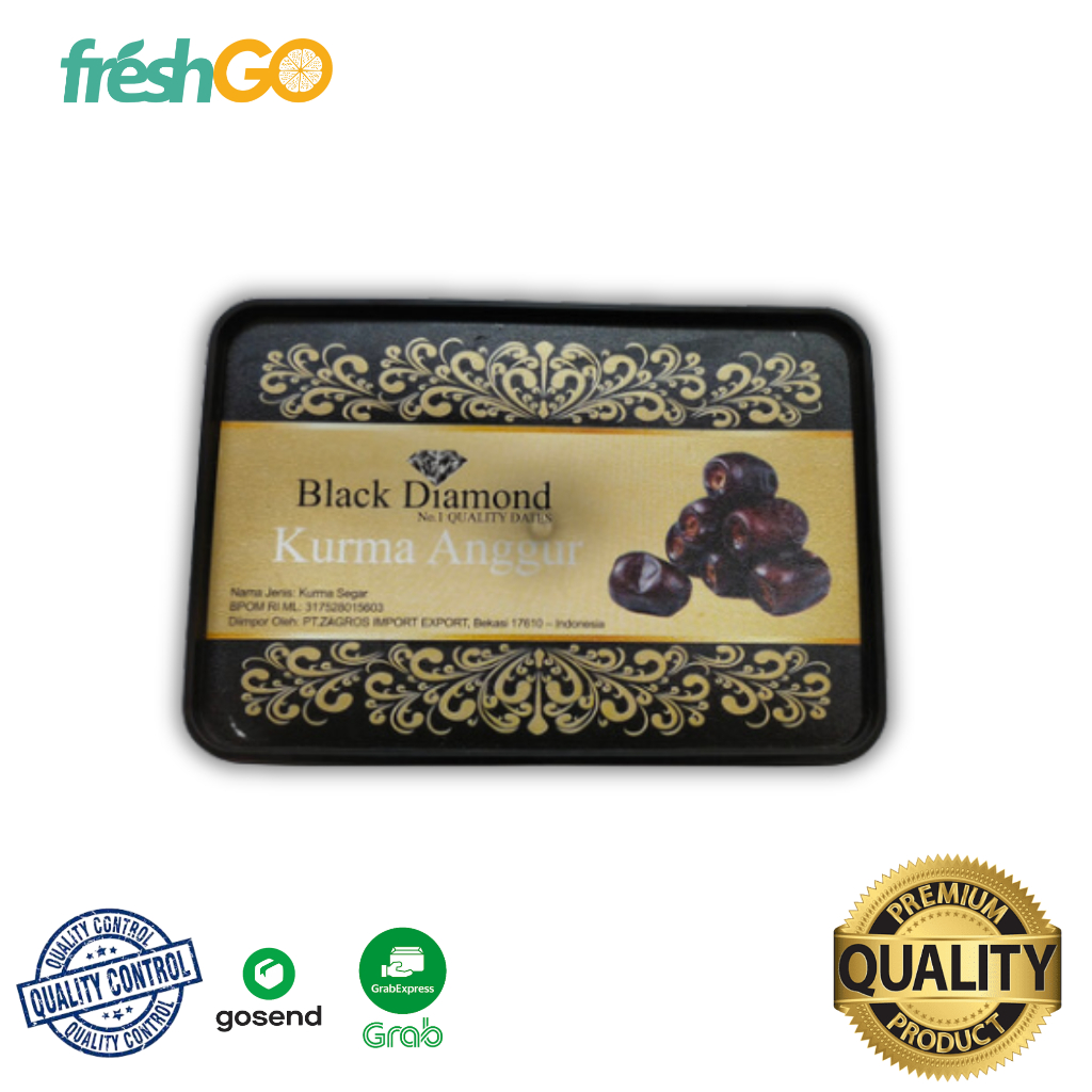 

Kurma Anggur Black DIamond Premium / 600gr Fresh Go