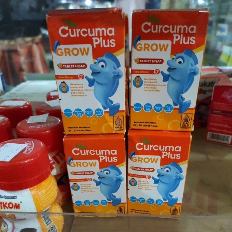 Curcuma plus grow Chew Curcuma go talz rasa jeruk