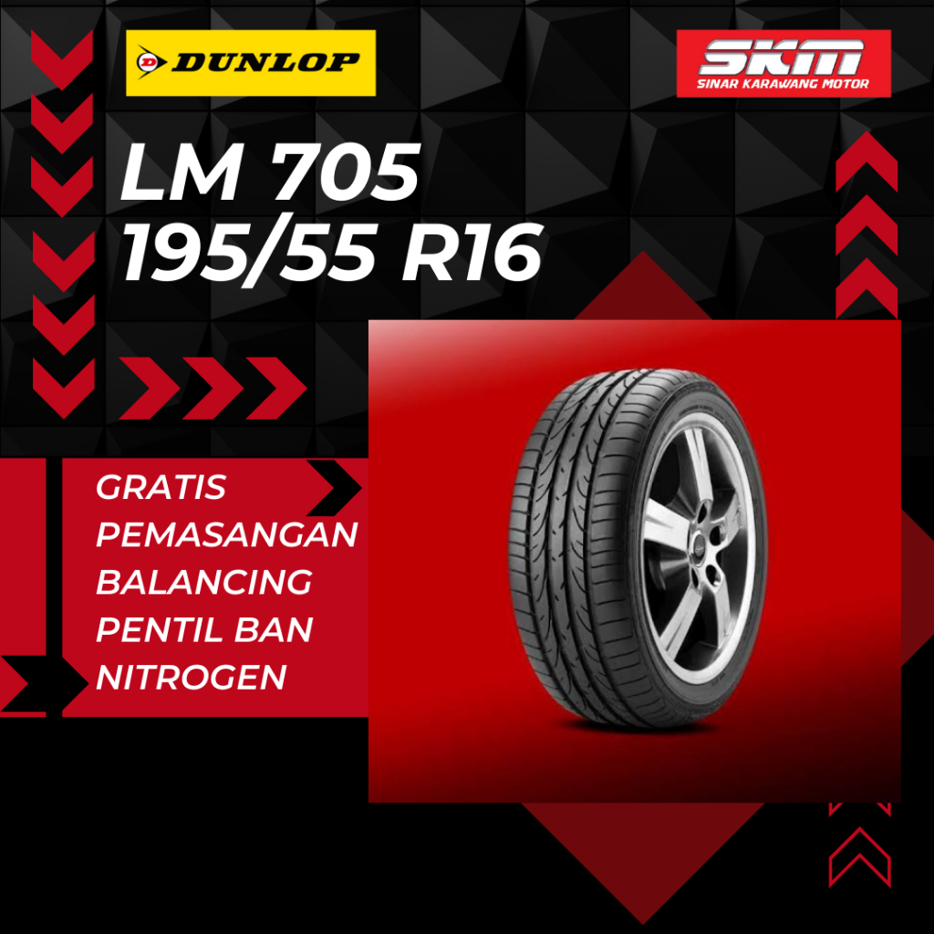 BAN MOBIL DUNLOP LM705 195/55 R16
