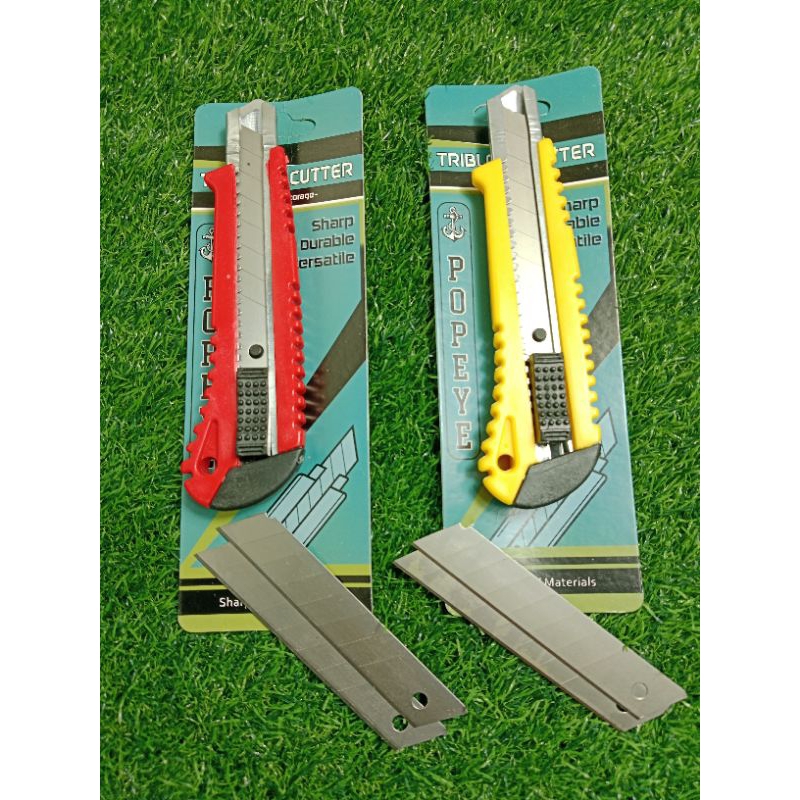 

Popeye Cutter Mini Pisau Cutter Tajam Bonus Isi Cutter 2 pcs