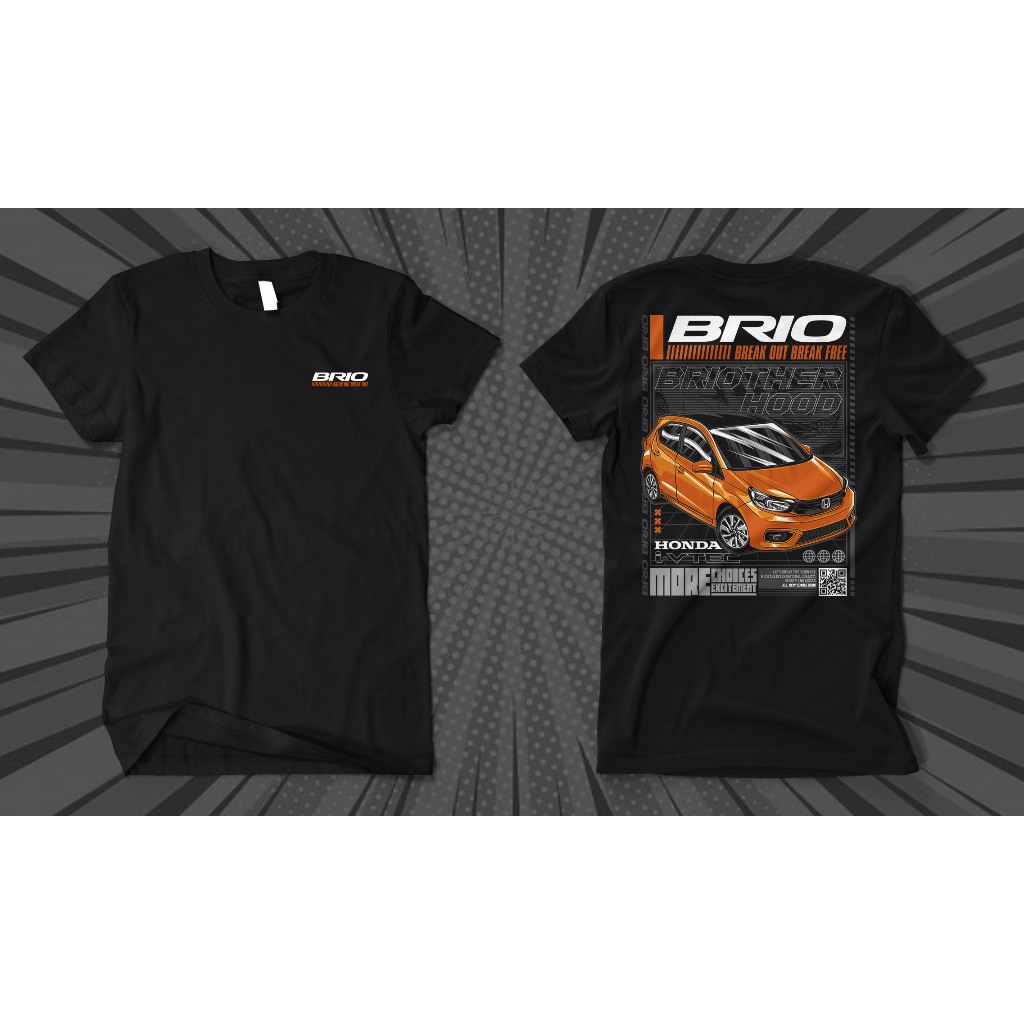 Baju kaos mobil brio outfit keren