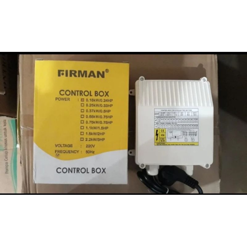 Control box Firman Submersible 0.25 HP