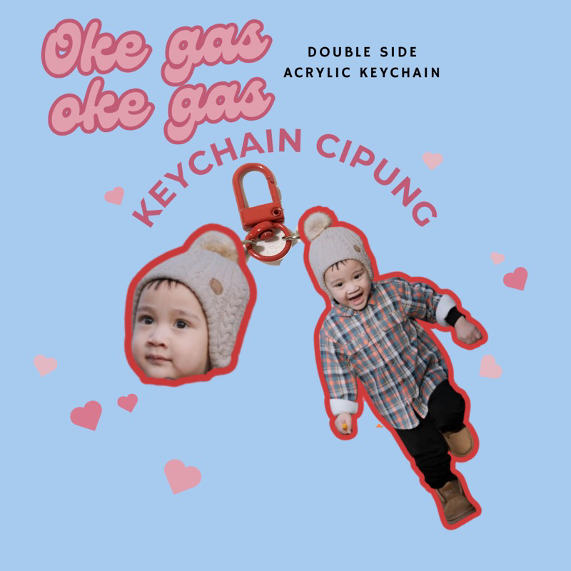 KEYCHAIN CIPUNG LIBURAN