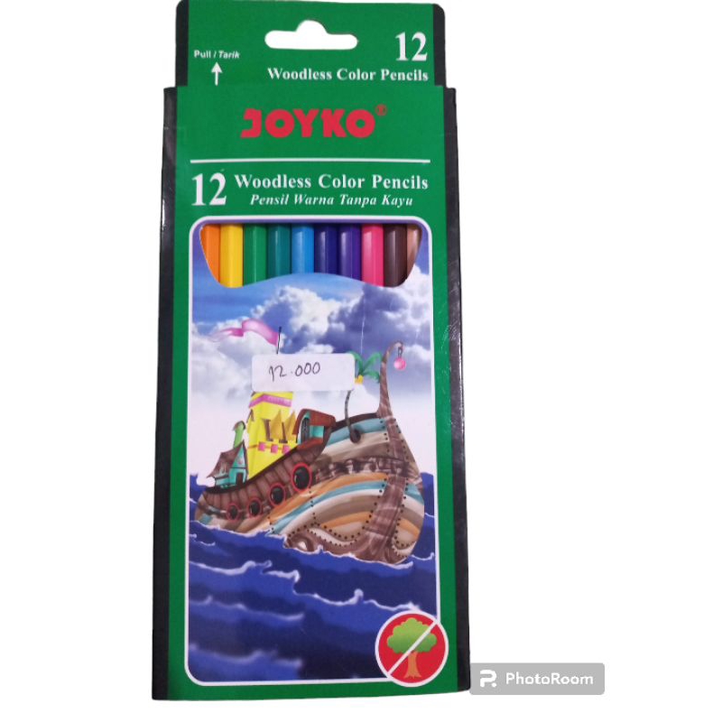 12WOODLESS COLOR PENCILS JOYKO