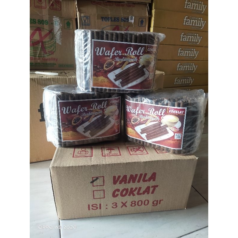 Wafer roll mezzo cokelat