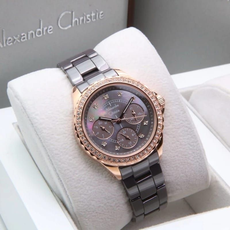 Jam Tangan Wanita Cewek Alexander / Alexandre Christie Christi Kristi AC 2B16 BF AC2B16BF AC2B16 CER