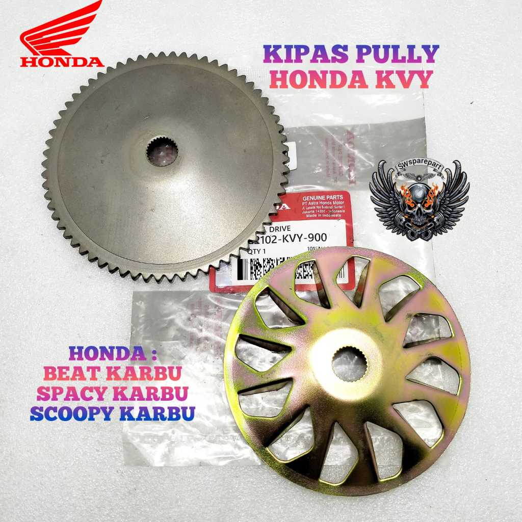 KIPAS RUMAH ROLLER ORI HONDA AHM SCOOPY KUALITAS ORI ASLI HONDA AHM BEAT KARBU SPACY Pulley Puli Pol