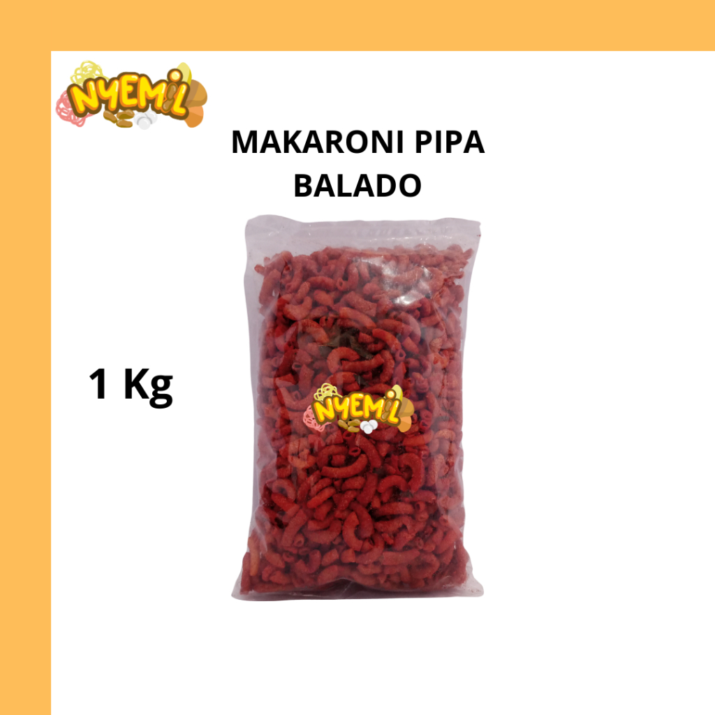 

Makaroni Bantat Pipa Pedas 1KG