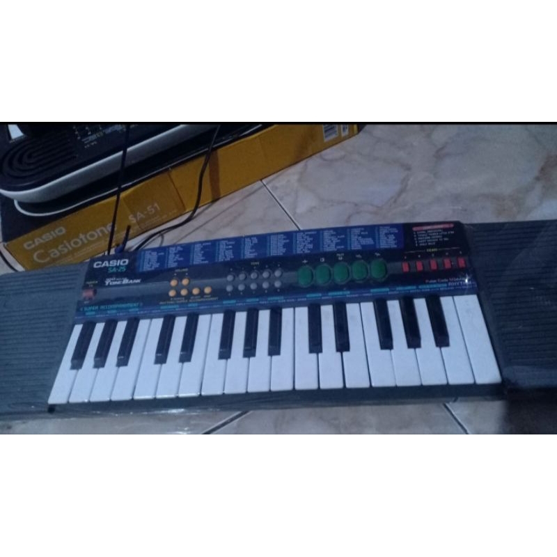 piano casio sa 25