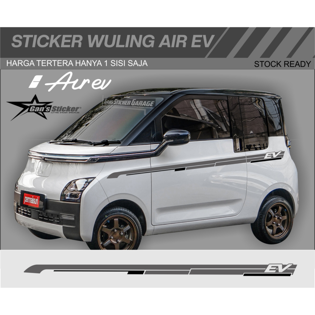 sticker wuling air ev aksesoris wuling air ev