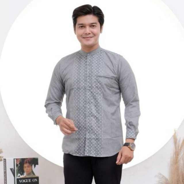 KOKO MOTIF KATUN MADINAH DEWASA/LENGAN PANJANG/SLIMFIT