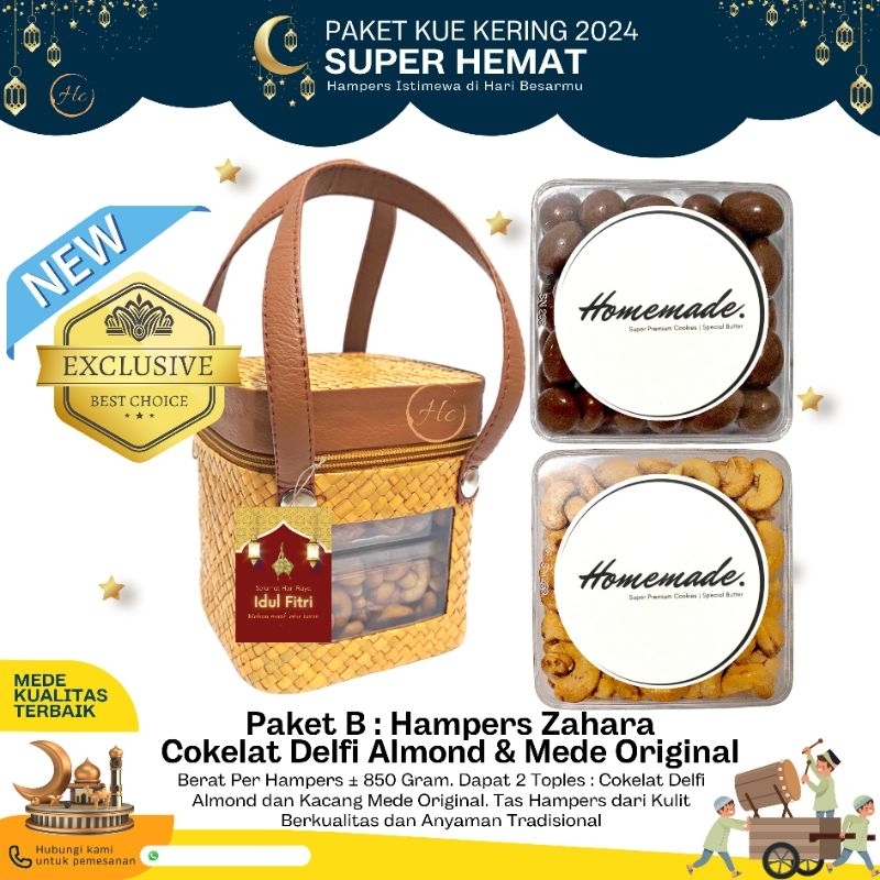 

kue lebaran homemade hampers lebaran kue kering kastengel nastar putri salju dan sudah free bublewrap paket 2toples hampers gratis tas anyaman resleting