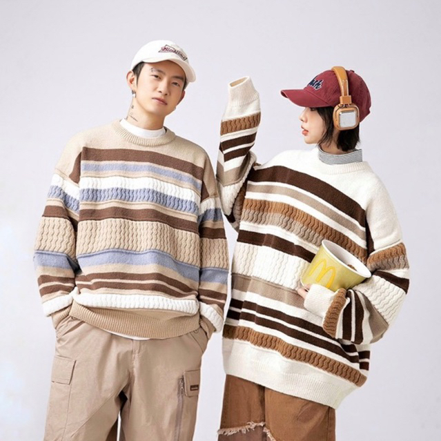 QUIESCENT | Felicity Knitted Sweater Oversize Unisex ~ Sweater knitwear rajut pria wanita oversize