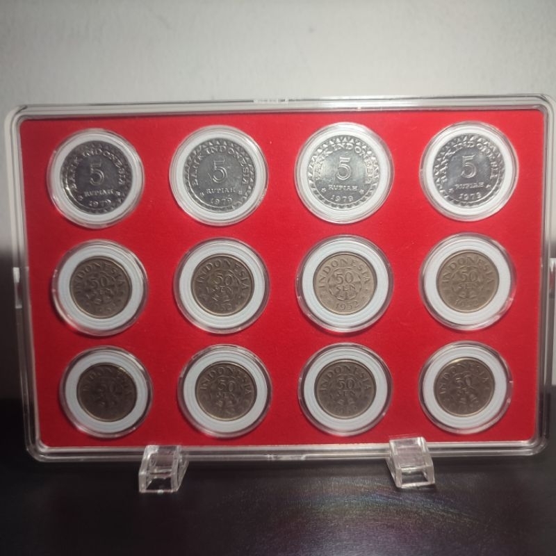 Mahar Nikah 24 Rupiah Uang Koin Kuno Eksklusif Standing Frame