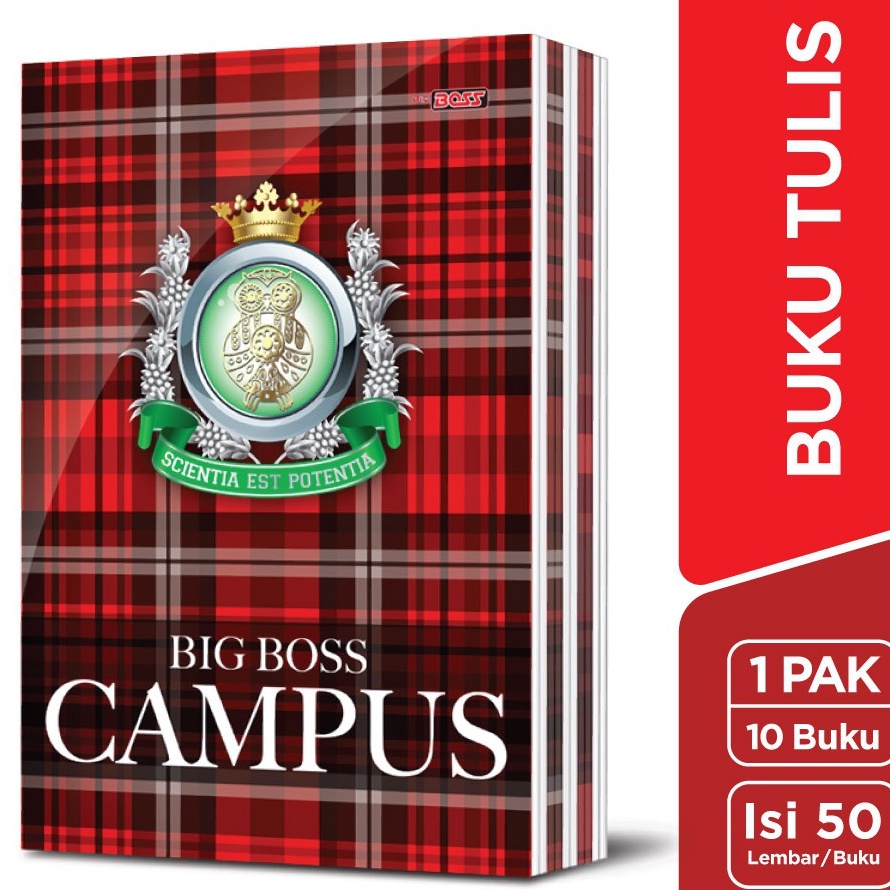 

MEGA SALE BigBoss Campus Buku Tulis 5 Lembar BBO EB 5 CAM