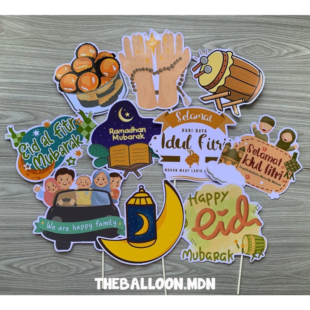 Props Photobooth Idul Fitri Lebaran / Perlengkapan Foto / Dekorasi Foto