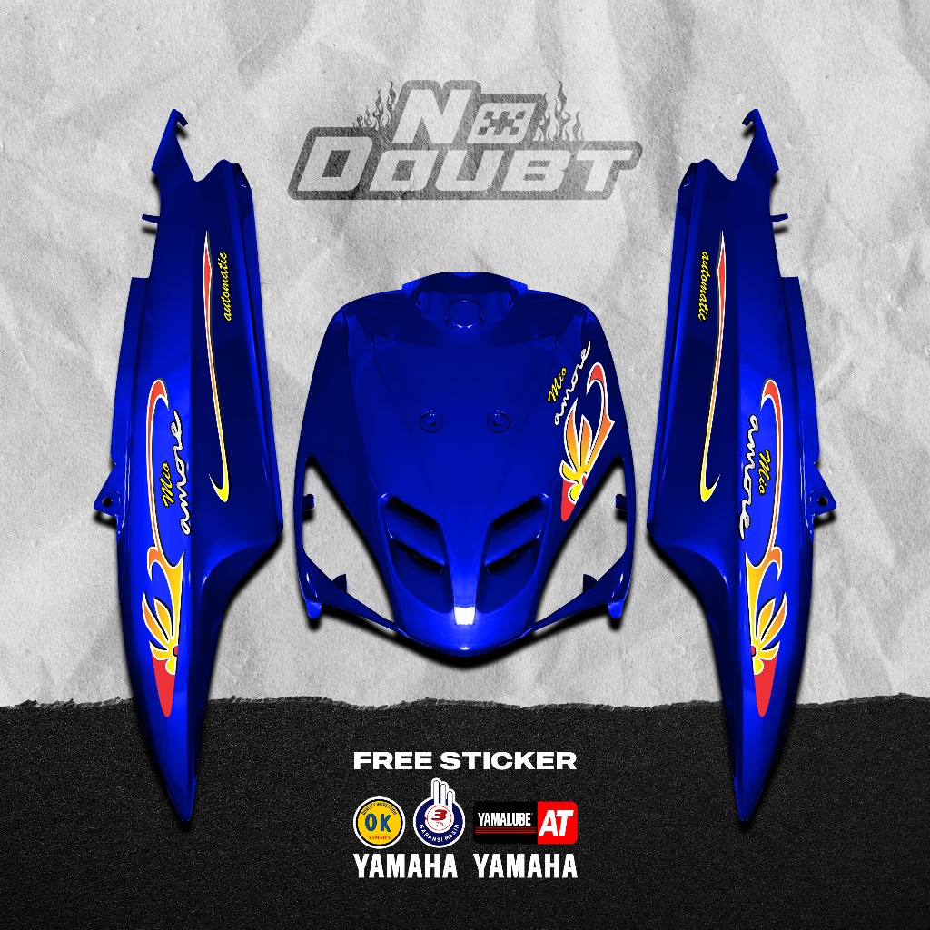 STRIPING MIO SPORTY FLOWER AMORE - BLUE BODY