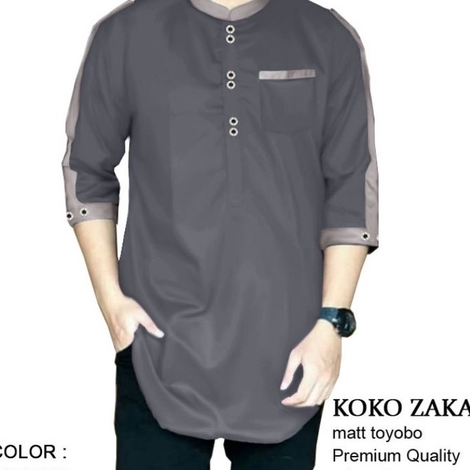 Free Ongkir JM KOKO ZAKA Baju Koko Qurta PriaBaju Koko Pria TerbaruTermurahTerlaris