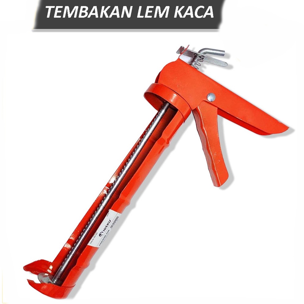 IDEKU Alat Tembak Lem Silikon Akrilik / Tembakan Lem Kaca Aquarium / Tembakan Acrylic Silicon Sealan