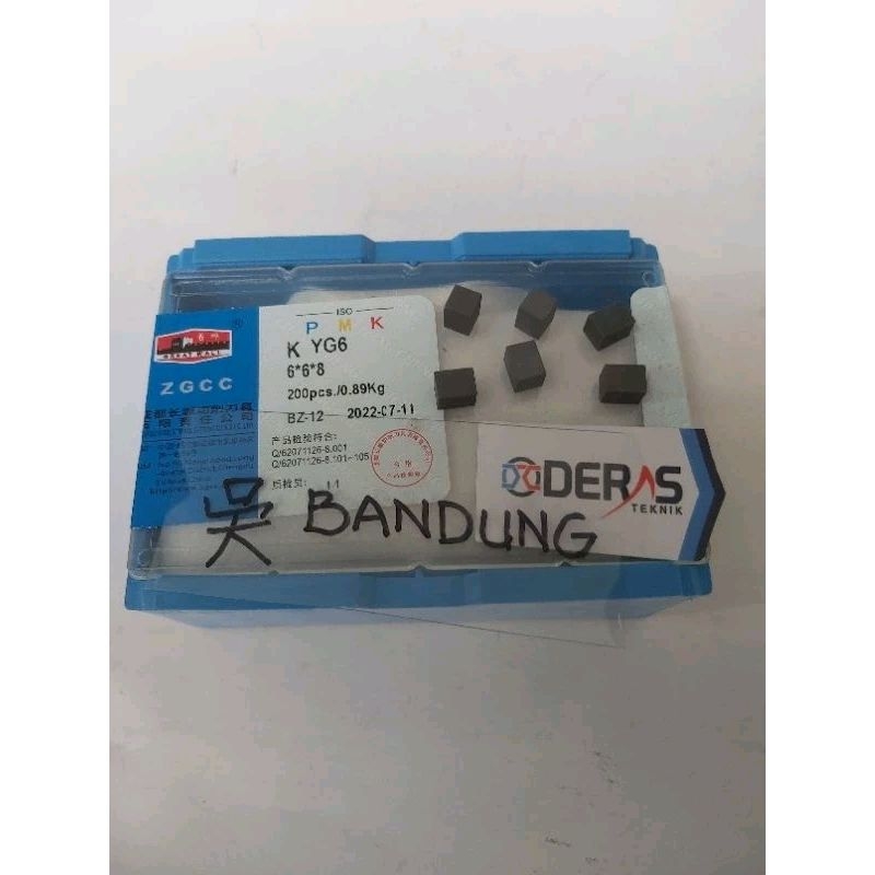 Mata widia 6x6x8 YG6 cemented carbide Betel widia bor