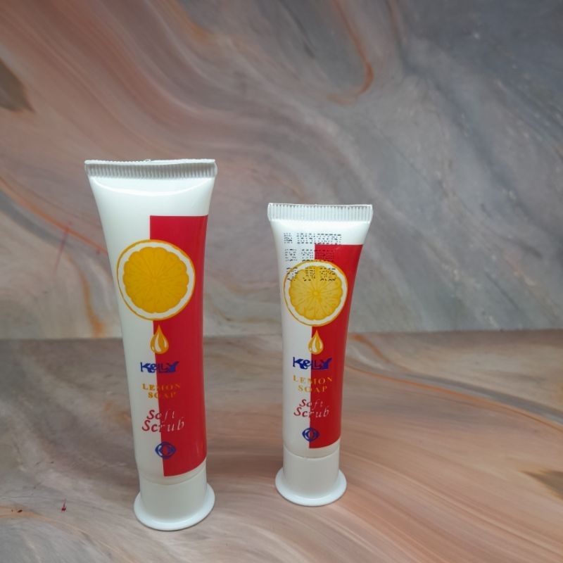 KELLY LEMON SOAP SOFT SCRUB ORIGINAL BPOM