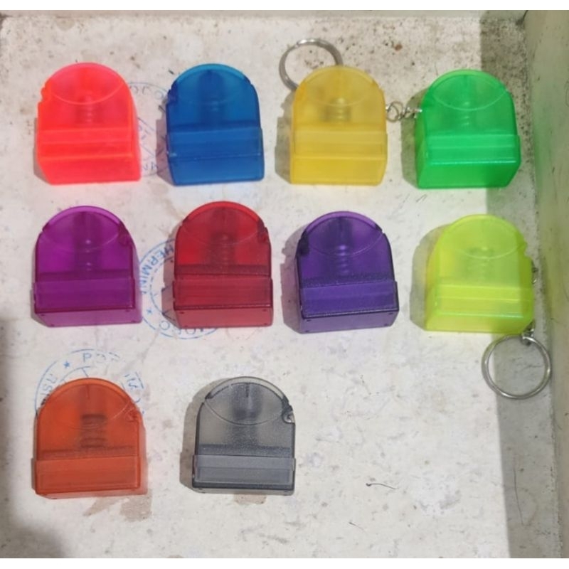 Gagang Stempel Gantungan Kunci 1028 (Transparan)