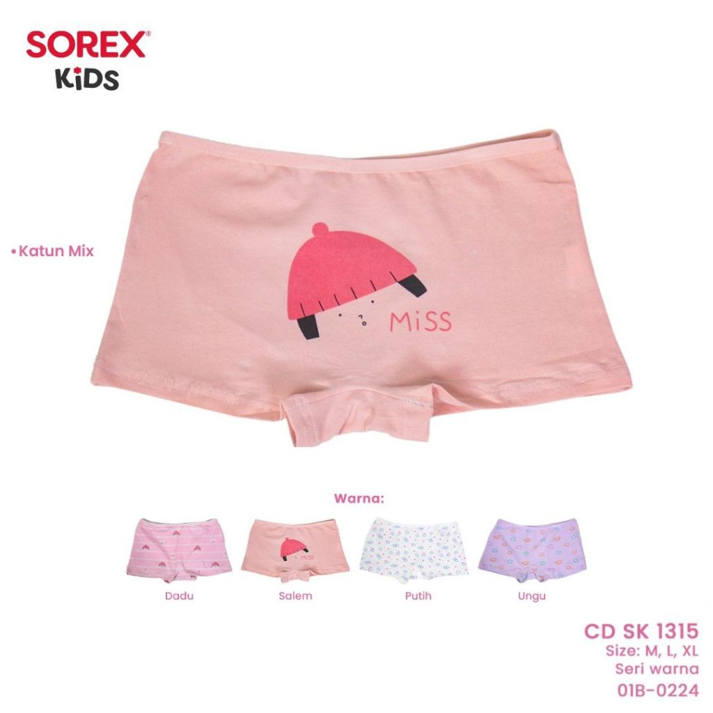 Sorex Kids Celana Dalam Anak Perempuan Smile CD SK 1315