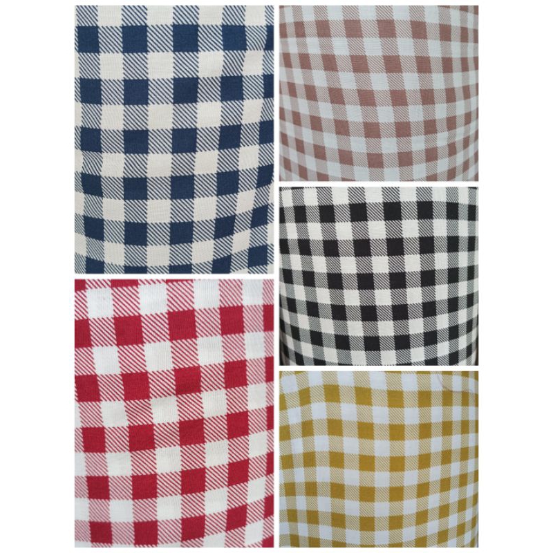 KAIN KATUN RAYON VISCOSE KOTAK-KOTAK