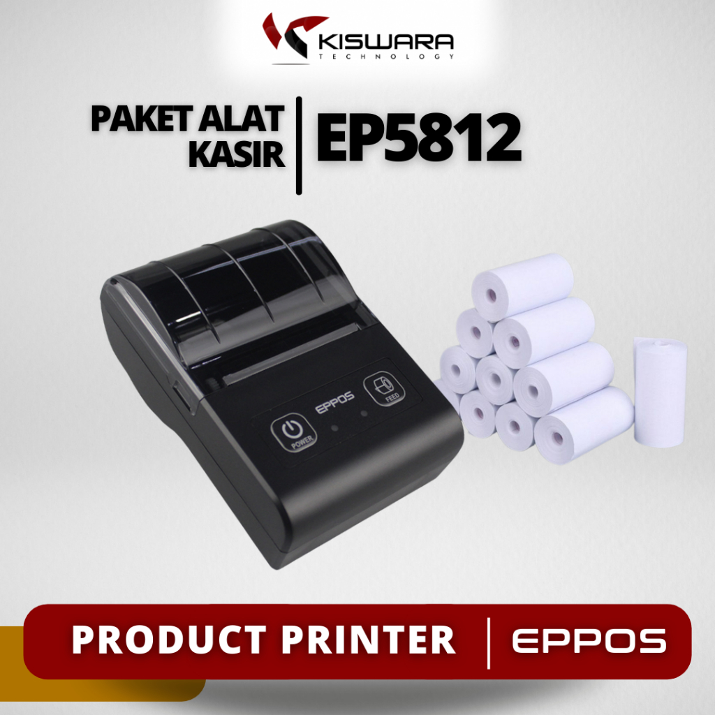 

PAKET ALAT KASIR EP5812 + 10 PCS Kertas Thermal - UNTUK CETAK STRUK PEMBAYARAN