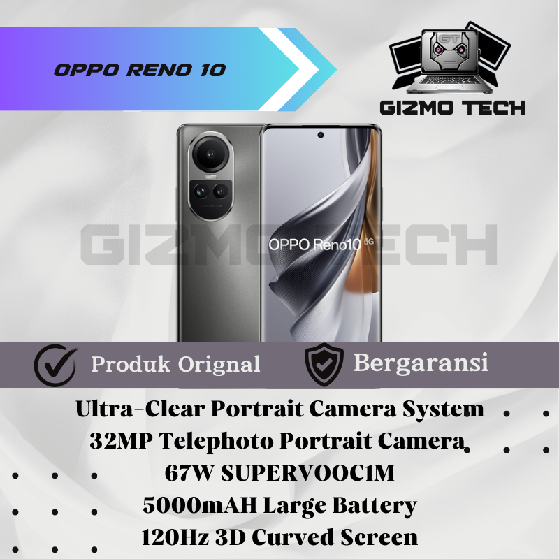 OPPO RENO 10 5G RAM 8GB + ROM 256GB