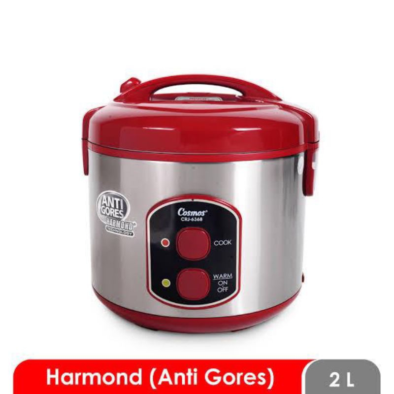Rice Cooker
Cosmos Harmond – Rice Cooker 2 L

CRJ-6368

