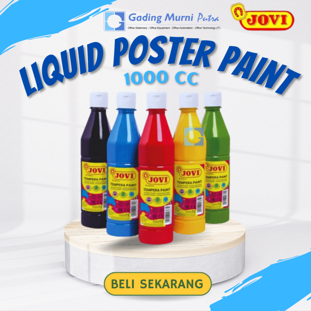 

JOVI TEMPERA LIQUID POSTER PAINT BOTTLE 1000CC