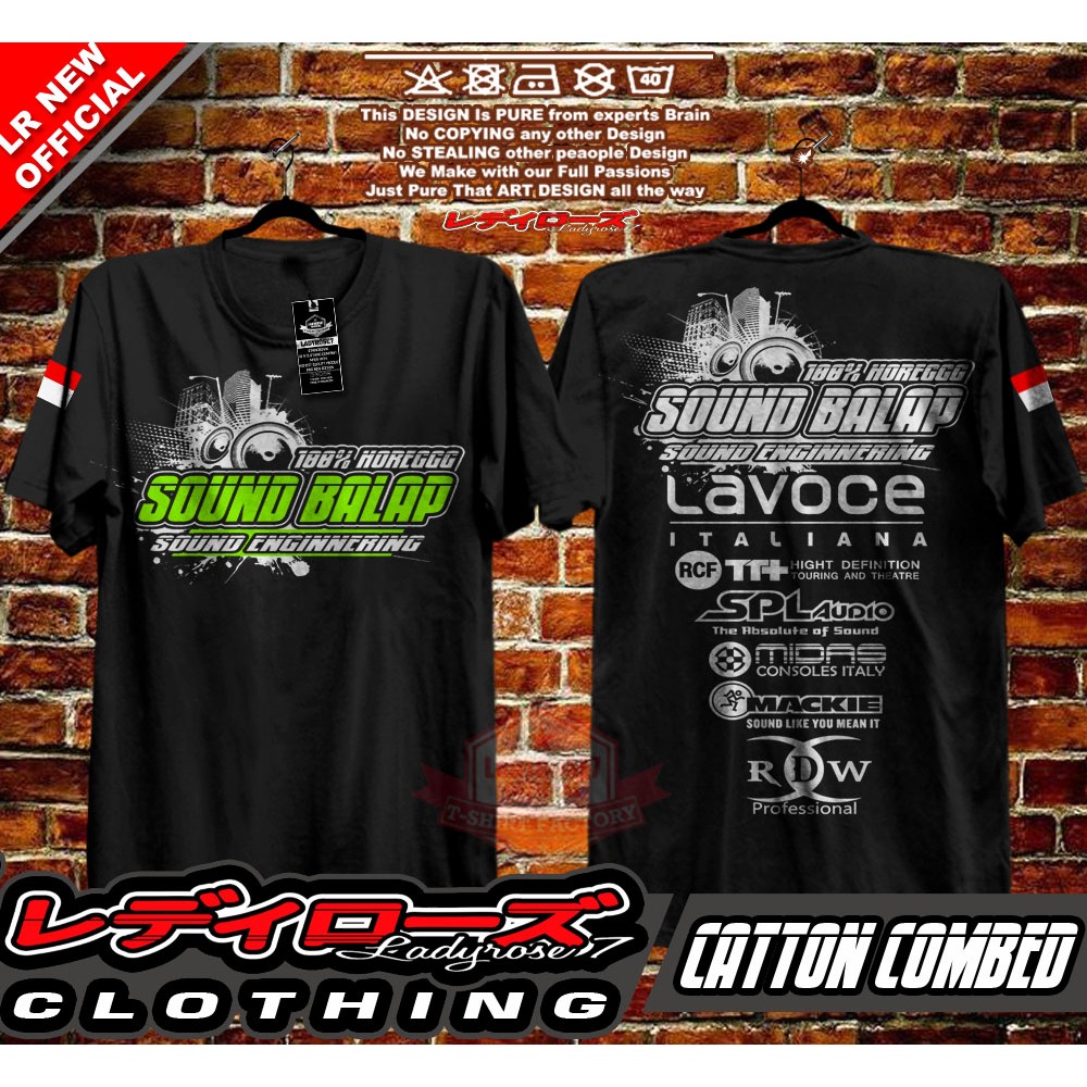 KAOS SOUND BALAP AUDIO SYSTEM LENGAN PENDEK