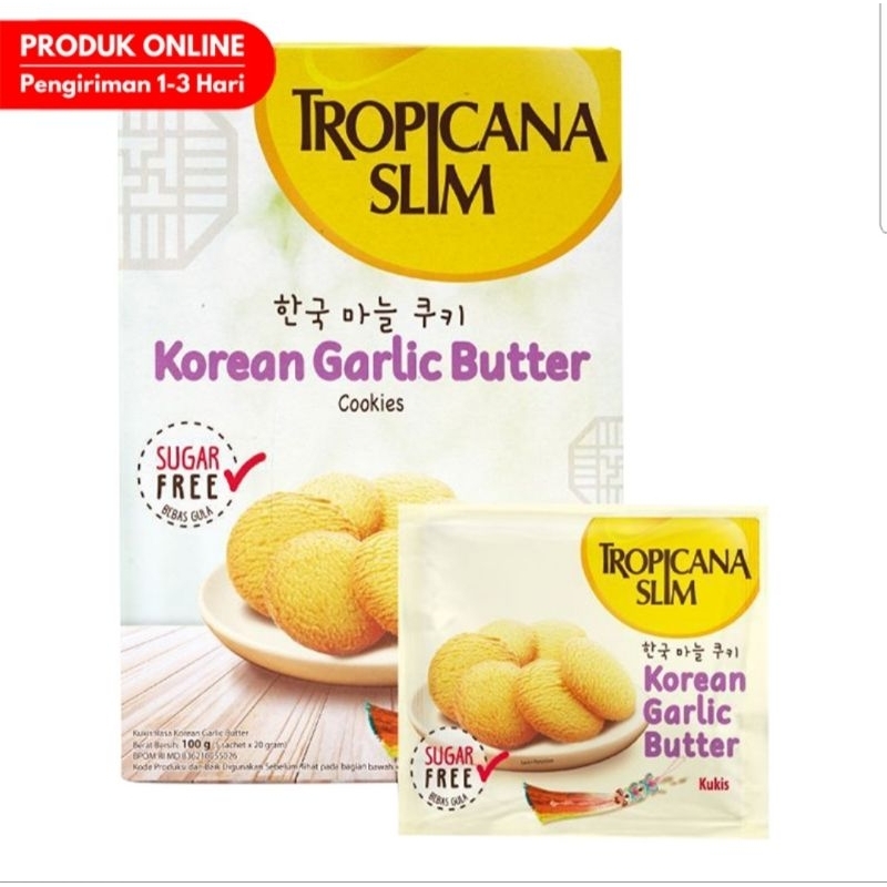 

TROPICANA SLIM Garlic Butter Cookies 100 gr