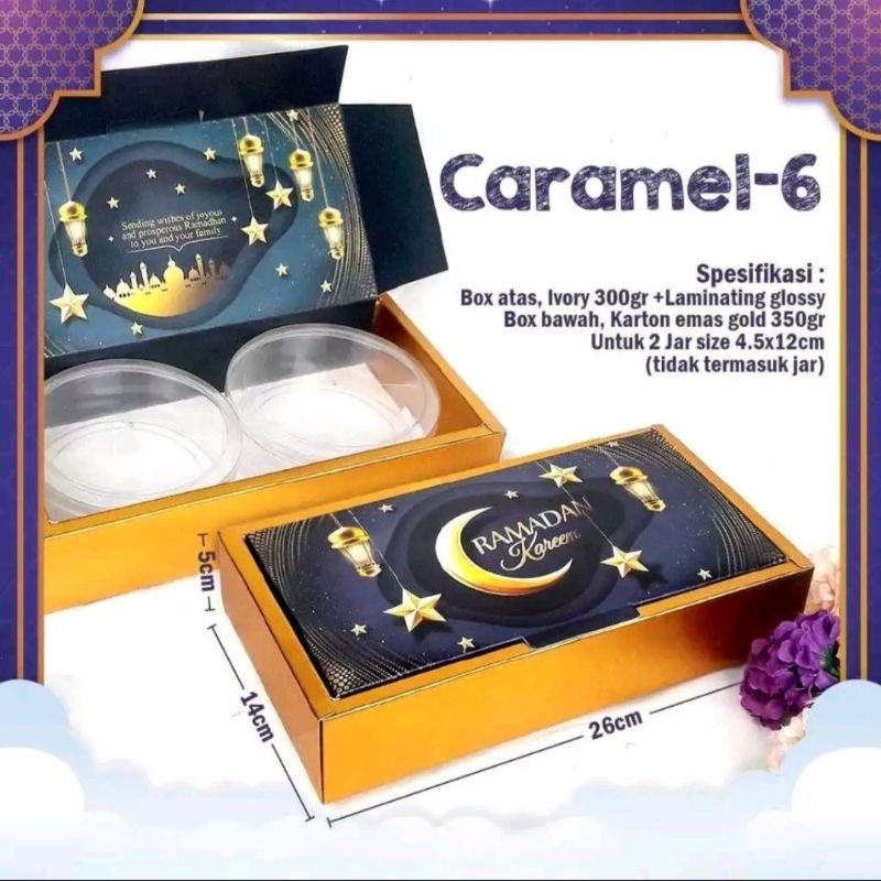 

Lebaran Idul Fitri Box Kue isi 2pcs untuk toples 250gr 2pcs
