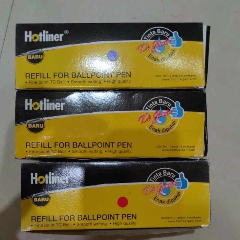 

Refill bolpen hotliner