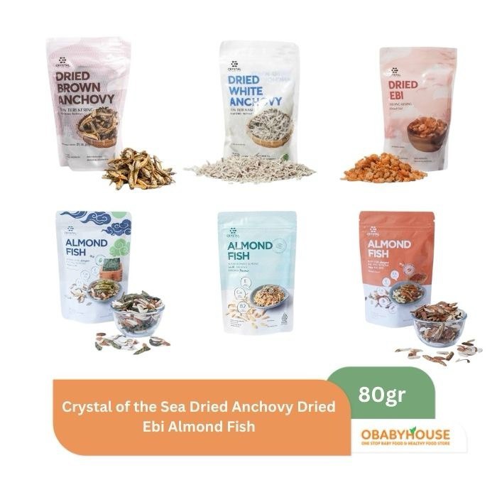 

Crystal of the Sea Dried Anchovy Dried Ebi Almond Fish 80 gr