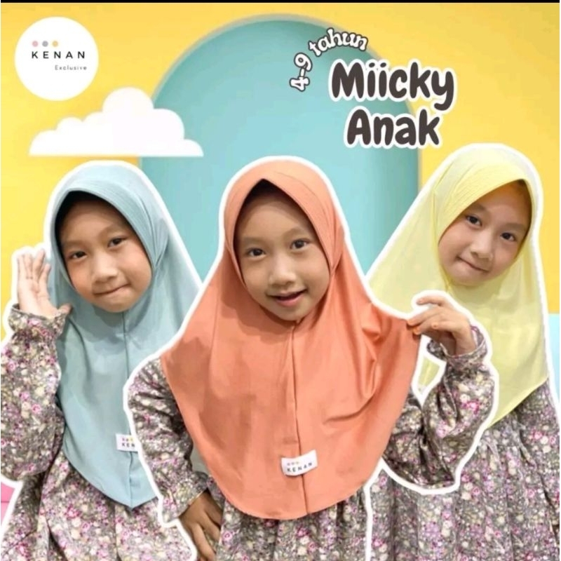 HIJAB KENAN ANAK MICKY HIJAB INSTAN