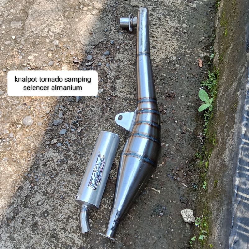 Knalpot Tornado Model Samping Original KYX Racing