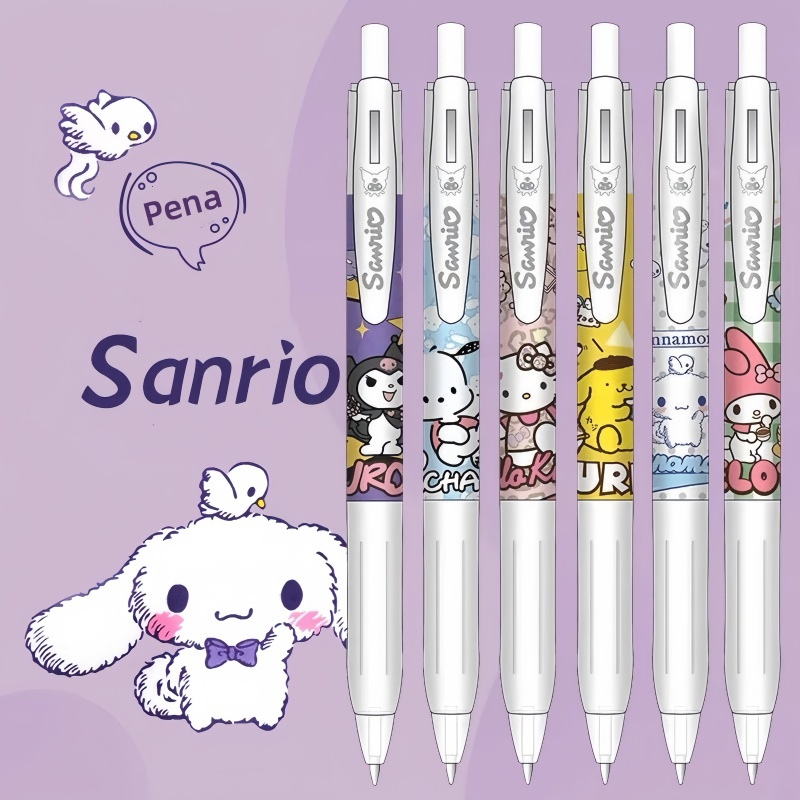 

Gelpen Mekanik Motif Sanrio/Mechanical Pen Sanrio Cute/Rectractable Cute Sanrio Pen / Pulpen Mekanik Model Sanrio-YuanYuanMall