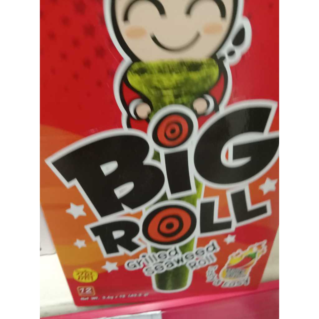 

Big Roll Grilled Seaweed Roll 12 pockets 3,6gx12 (43,2) tokinori jumbo crispy seaweed all varian