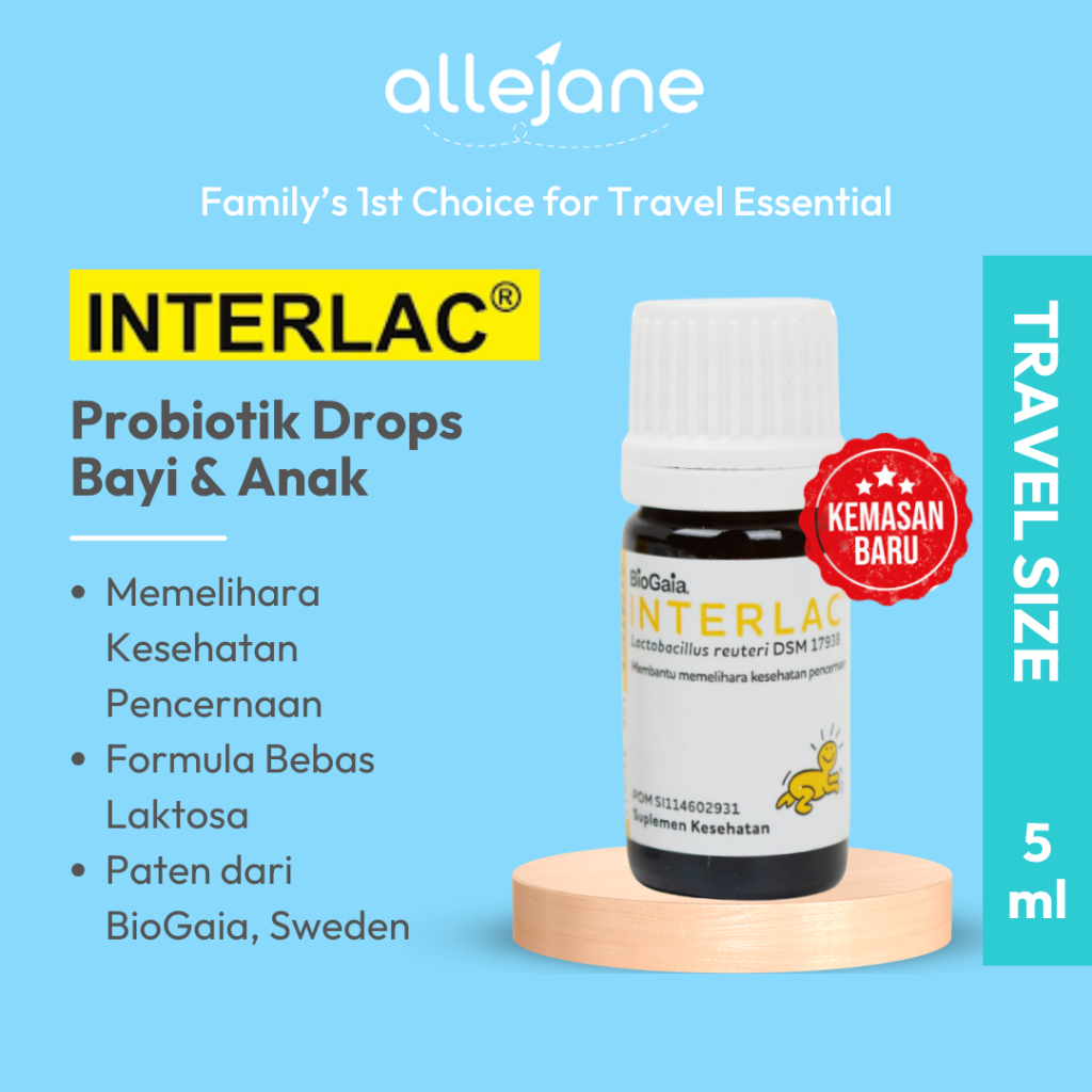 Interlac Probiotik Bayi & Anak Drops 5ml