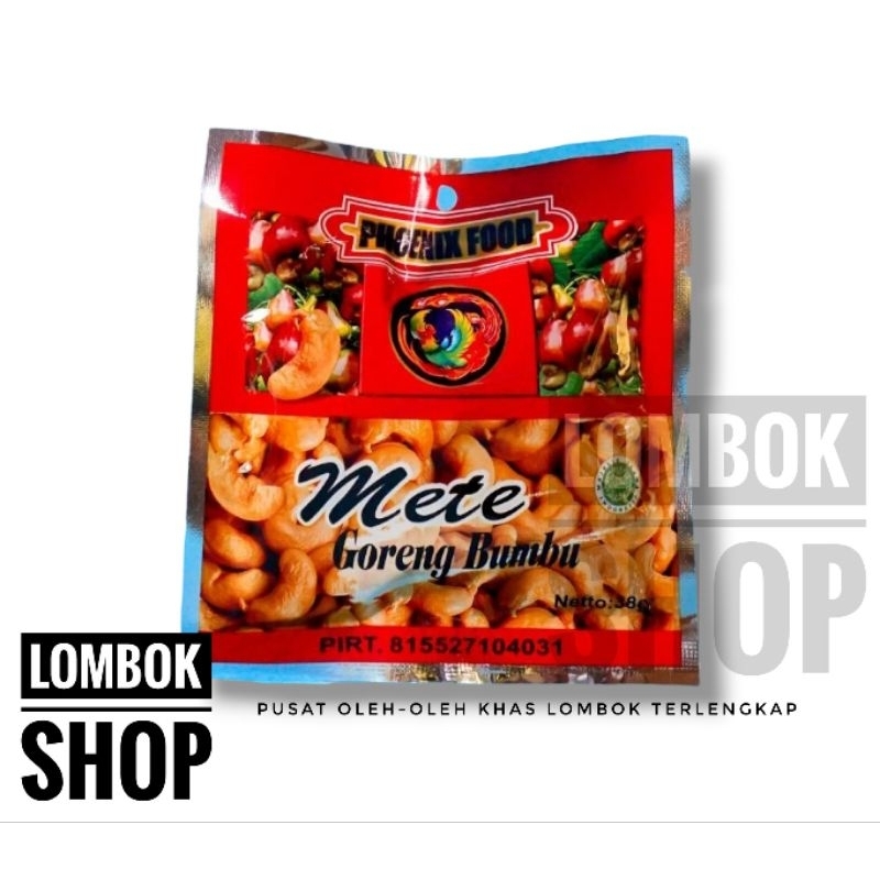 

Kacang Mete Mede Goreng Bumbu Phoenix Khas Lombok 38 Gram