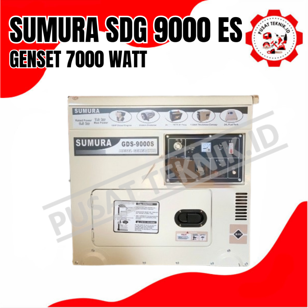 SUMURA GDS 9000 GENSET SILENT SUMURA GDS 9000S 7000W GENSET SUMURA GDS 9000 S