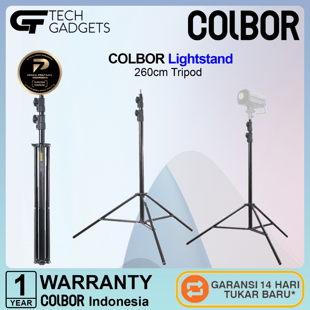 COLBOR LIGHTSTAND 260cm Tripod