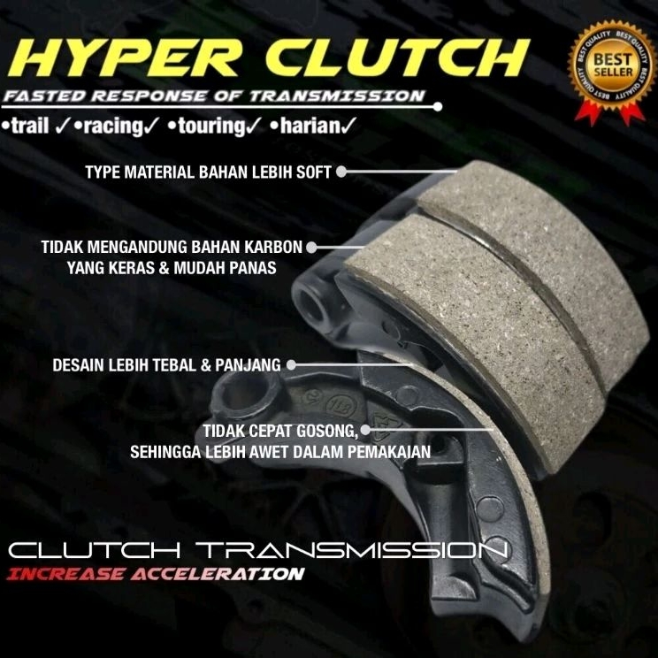 kampas ganda custom racing yamaha xeon rc 125 xeon gt 125