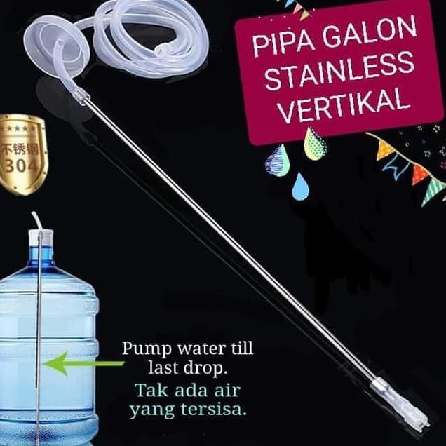 BISA COD  Selang Stainless Galon Pipa Stainless Galon Vertikal Galon Elektrik